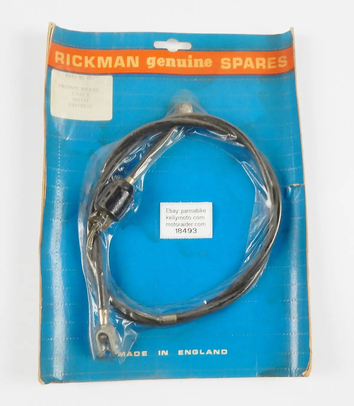 1974 Zundapp Rickman 125 Enduro Front Brake Cable+Stop Switch R011-05-044 Vintag 1