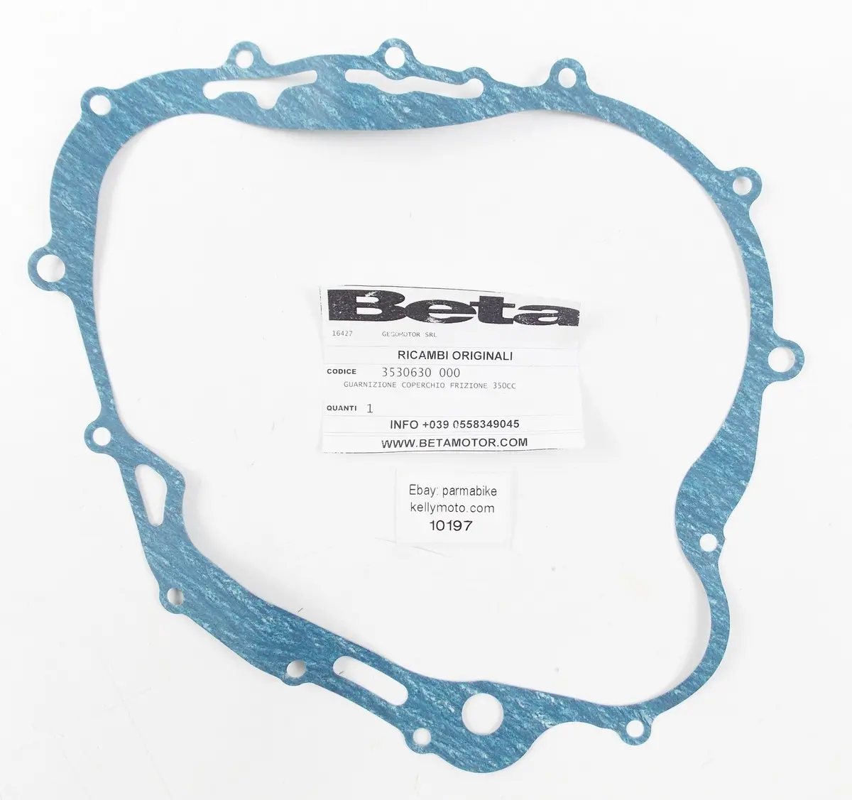 Nos Beta 2014 Alp 4.0 Engine Clutch Cover Gasket 3530630-000 1