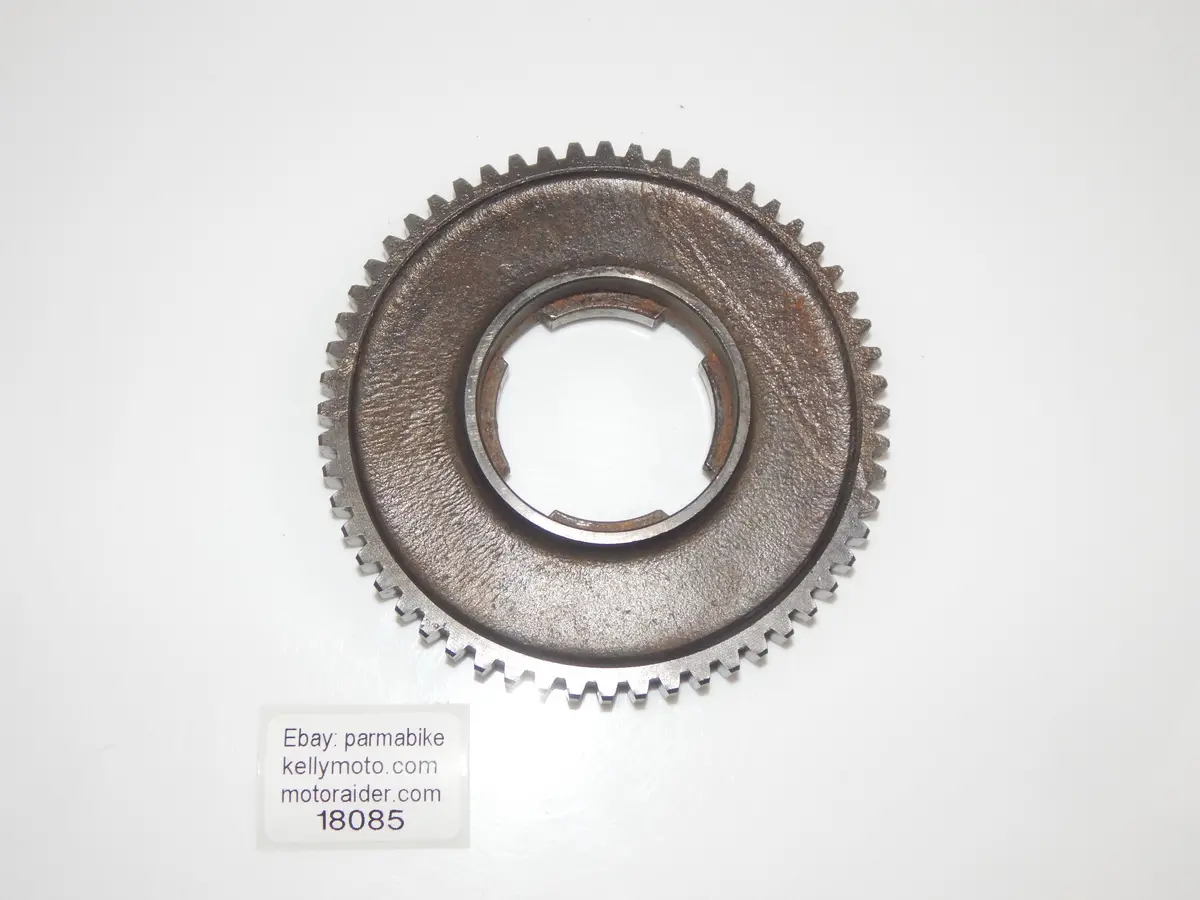 1950'S Vespa Piaggio Motor Transmission Gear 56 Tooth Vintage Scooter Italy 1