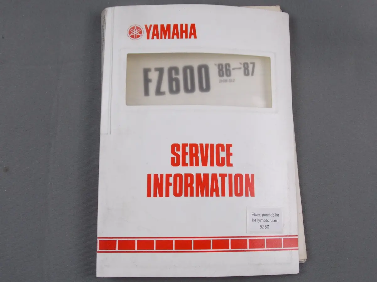 Yamaha 1986-1987 Fz600 Service Information Manual Italian # 2Hw-Si1 1