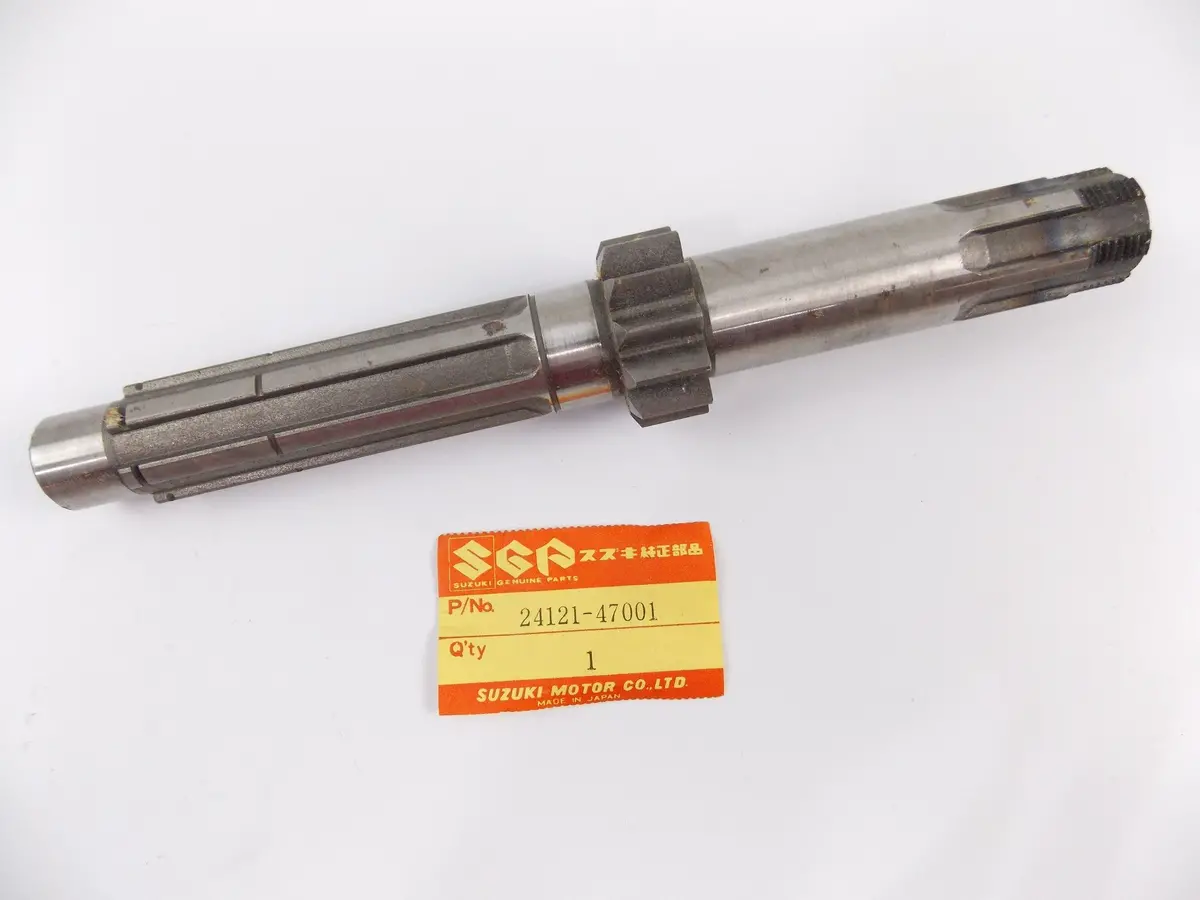 Nos Oem Suzuki 1977-1982 Gs550 Transmission Counter Shaft 24121-47001 1