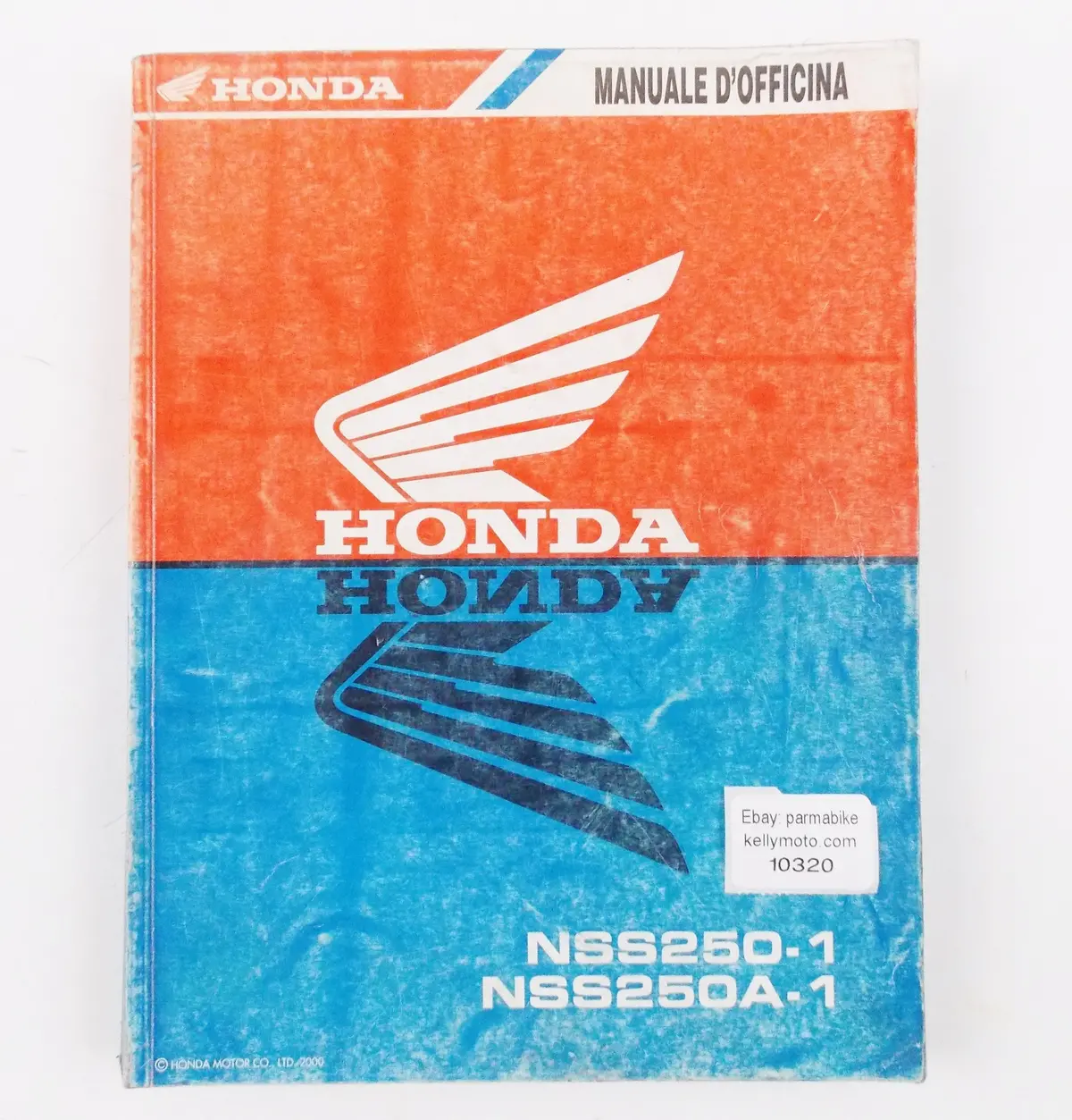 2000 Honda Nss250-1 Nss250a-1 Workshop Manual Repair Book Italian 1
