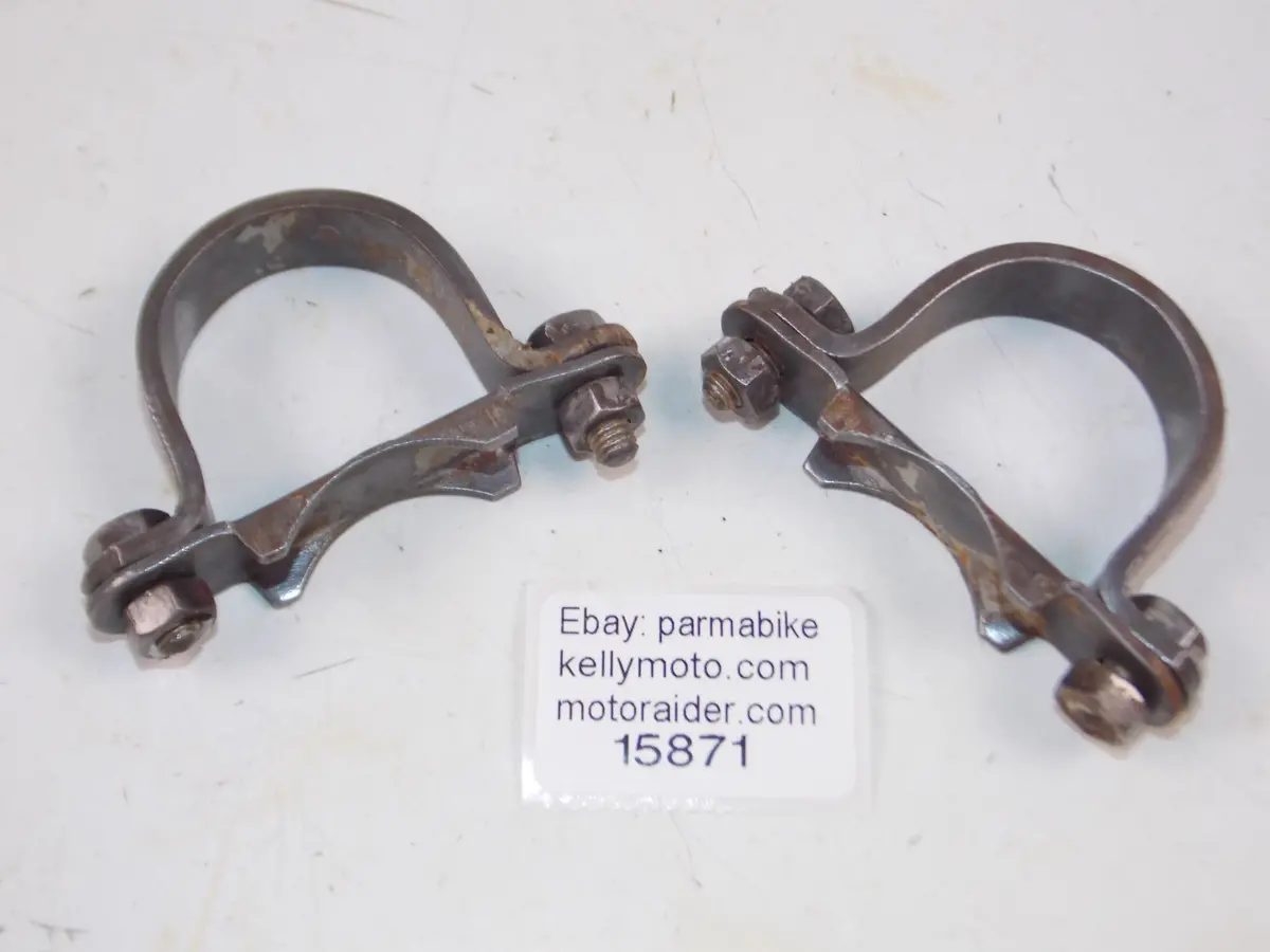1953-1956 Mv Agusta Pullman 125 Front Fender Brace Brackets Mudguard Mount Italy 1