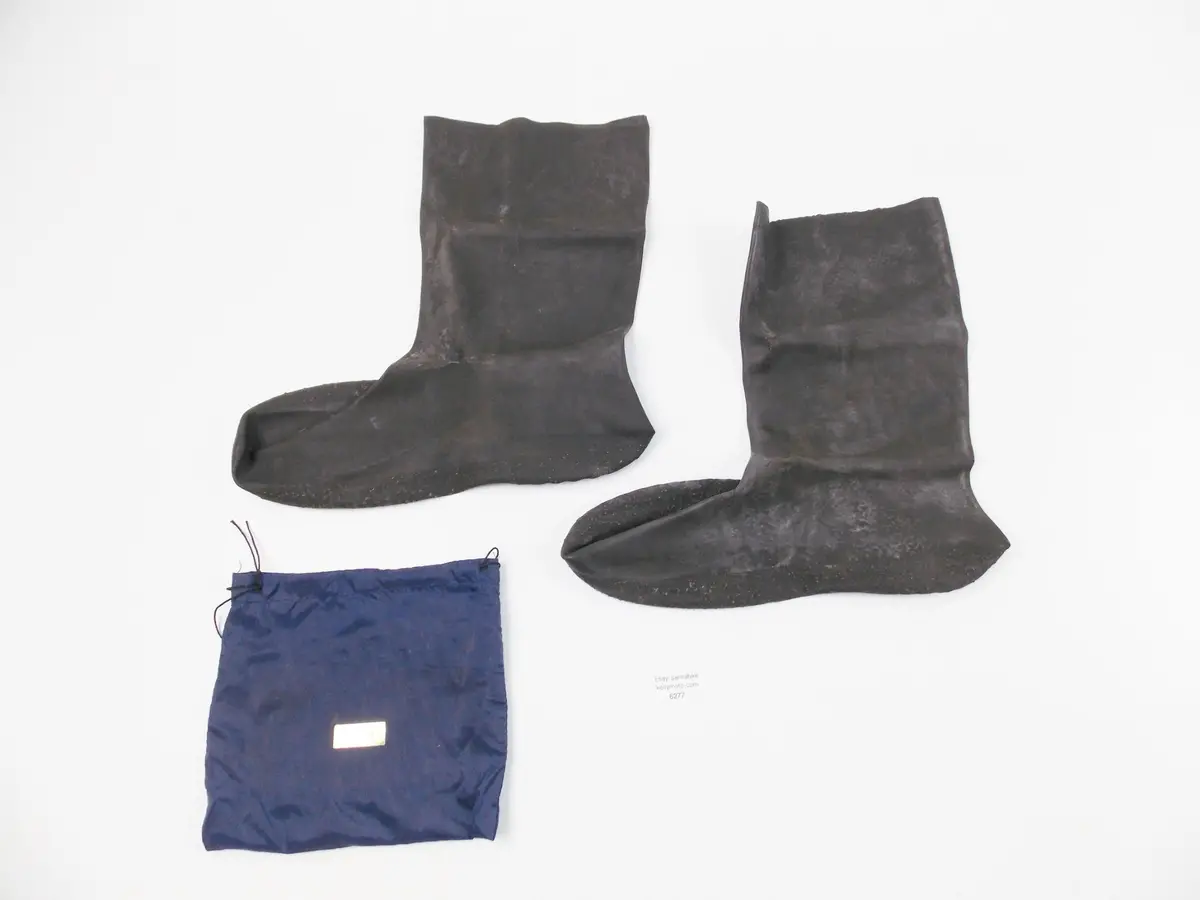 Motorcycle Rain Gear Water Proof Rubber Boots Covers Stretch Size M L=12" 1