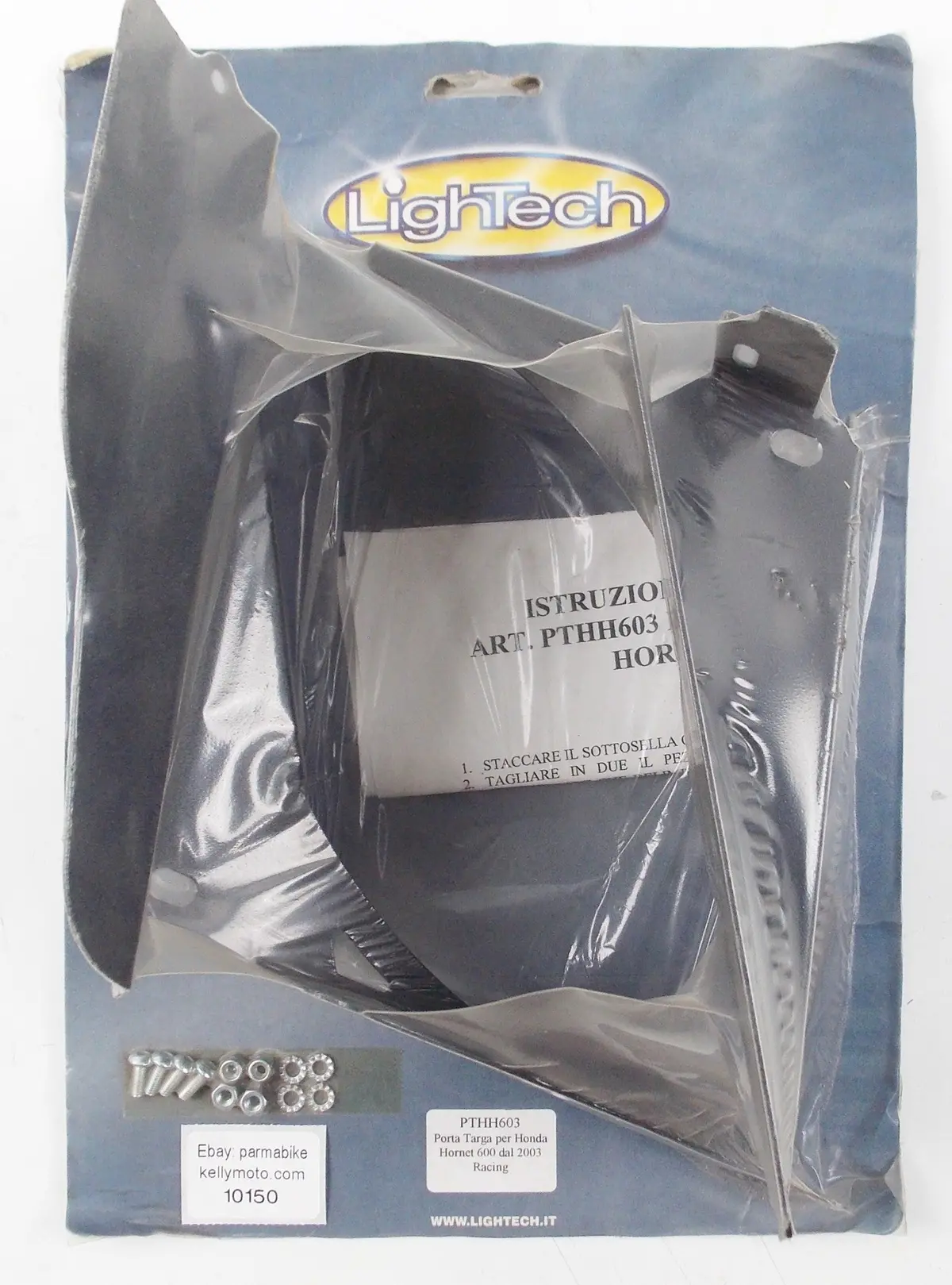Lightech Licence Plate Holder Mount Black 2003 Honda Hornet 600 Pthh603 1