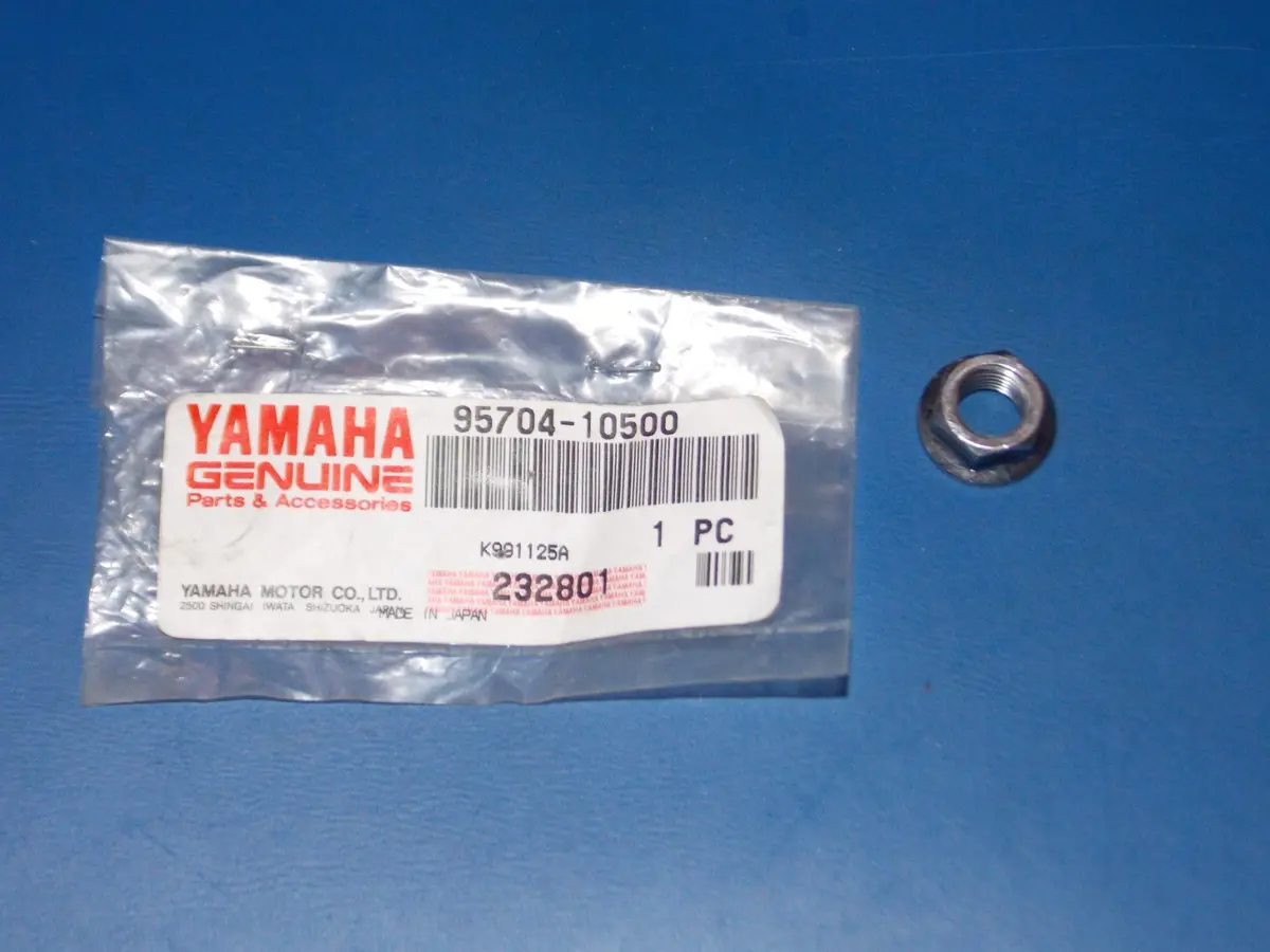 Nos 1994-2020 Yamaha Fzr600 Ef3800 Yfm350 Cy50 Sh50  Flange Nut  95704-10500 1