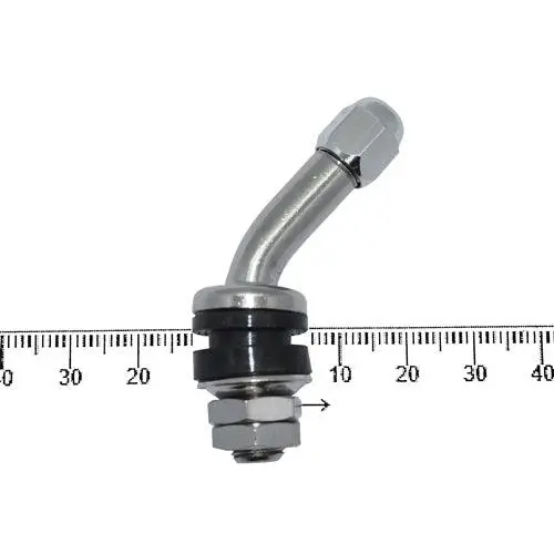 Mag Wheel Valve - Chrome - 45 Degree 1