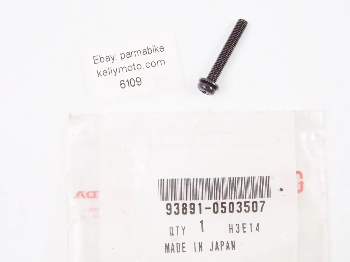 Nos Oem Honda 1982-1983 Vf750 1984-1985 Vt700 Screw-Washer 93891-0503507 1