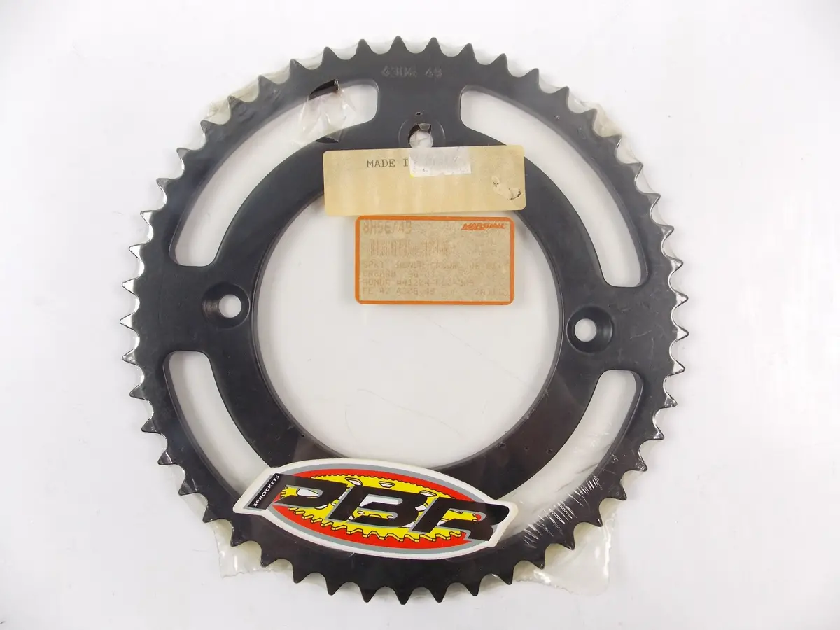 Pbr Steel Rear Sprocket 49T Honda 1986 Cr60r | 96-01 Cr80rb 8H56/49 | 6306-49 1