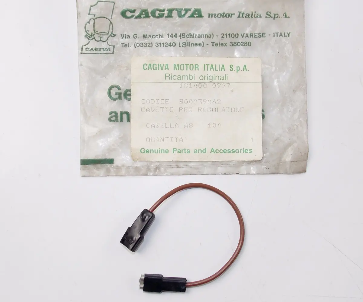 Nos Oem Cagiva 1985 Alleta Rossa 125 Regulator Cable 800039062 1