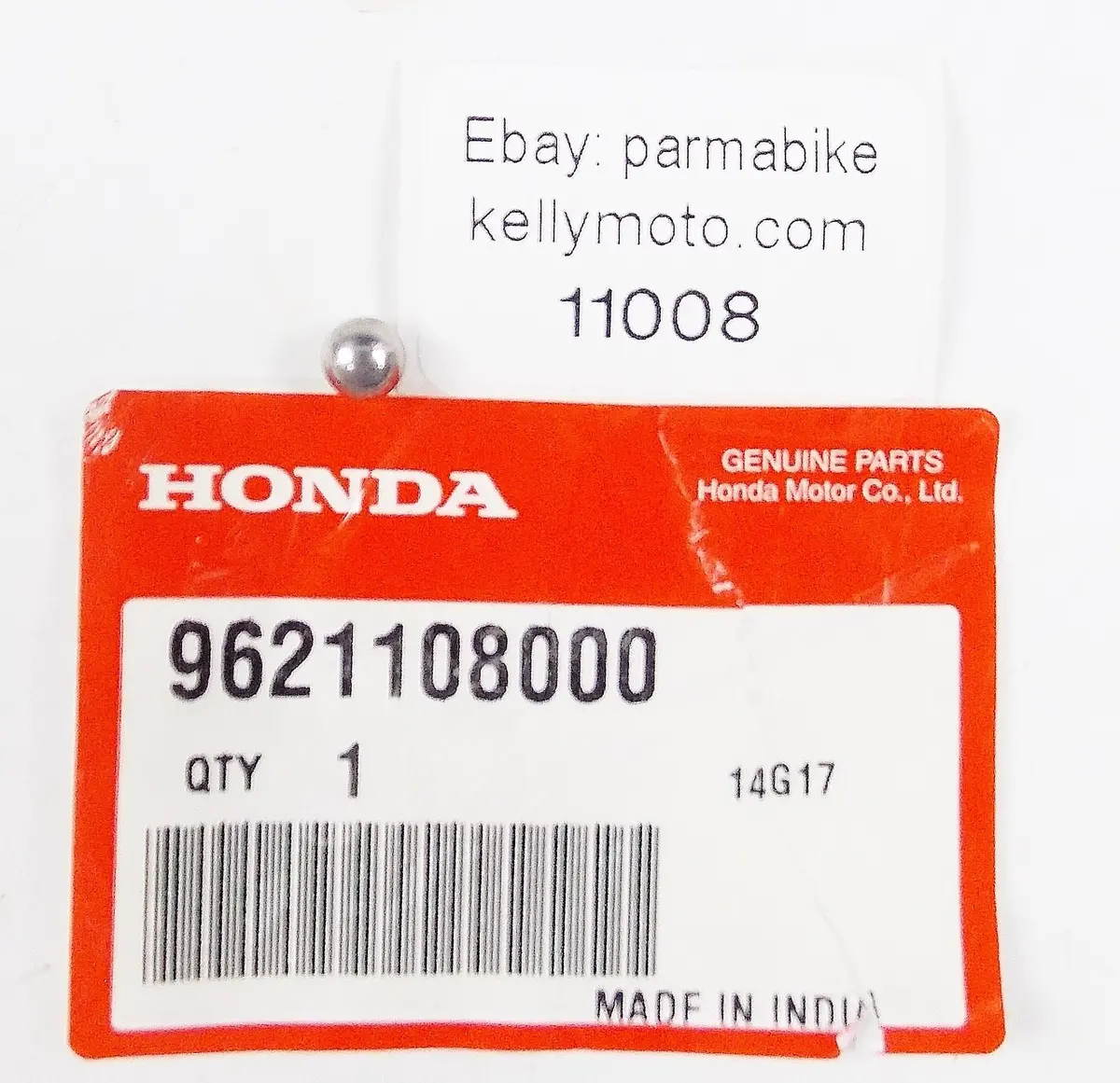 Oem Honda 1983-1985 Atc200 1981-1987 Atc250 Ball Steel #8 (1/4) 9621108000 1