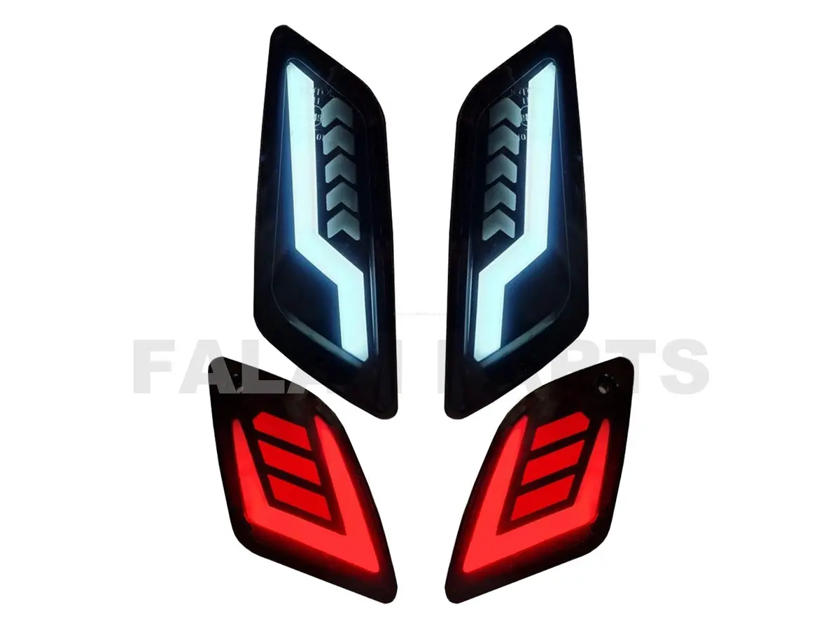 Aplus Turn Signals Kit Indicator Flow Smoked | Vespa Gts Models 125-300Cc 1