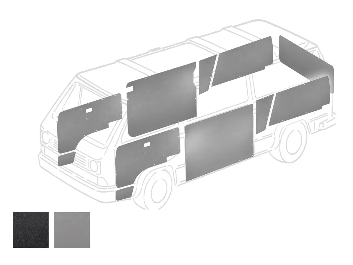 Abs Plastic Trim Panel Set [Vanagon Non-Camper] 1