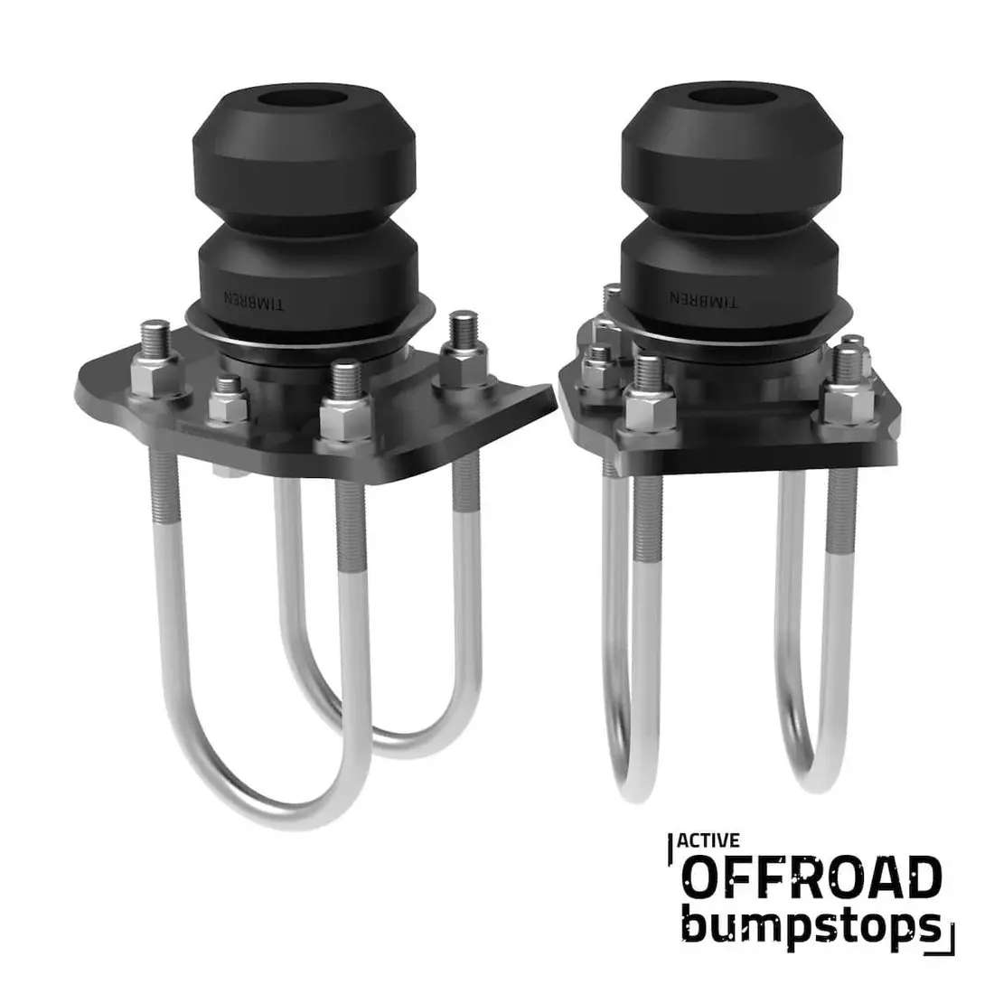 Active Off-Road Bumpstops W/ U-Bolt Flip Kit 05-23 Toyota Tacoma - Rear Kit Sku# Abstrfk(D4) 1