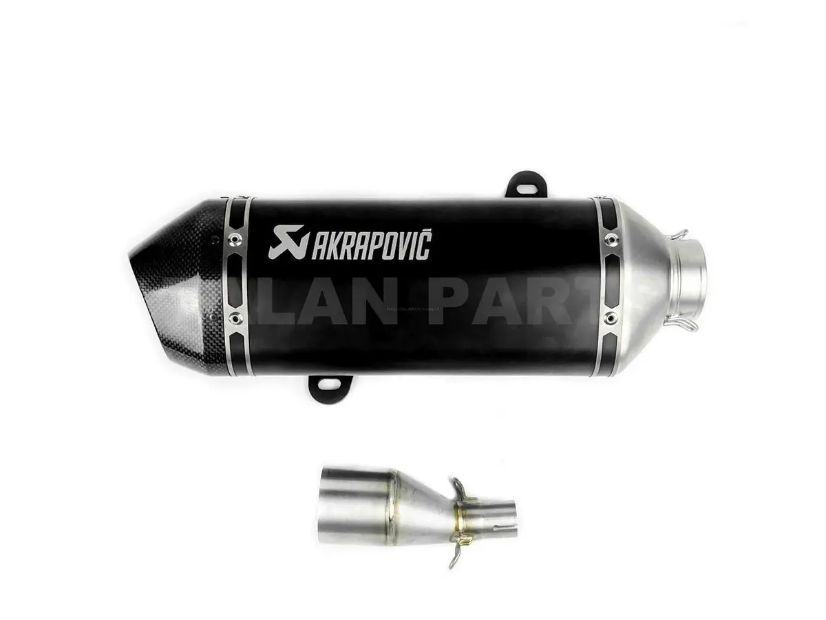 Racing Exhaust Akrapovic "Slip-On" Black Edition | Vespa Gts/Gts Super 125/150Cc 4T Lc Iget (`16-`20) Euro4 1