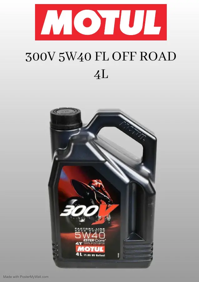 Motul 300V 5W40 Fl Off Road 4L 1