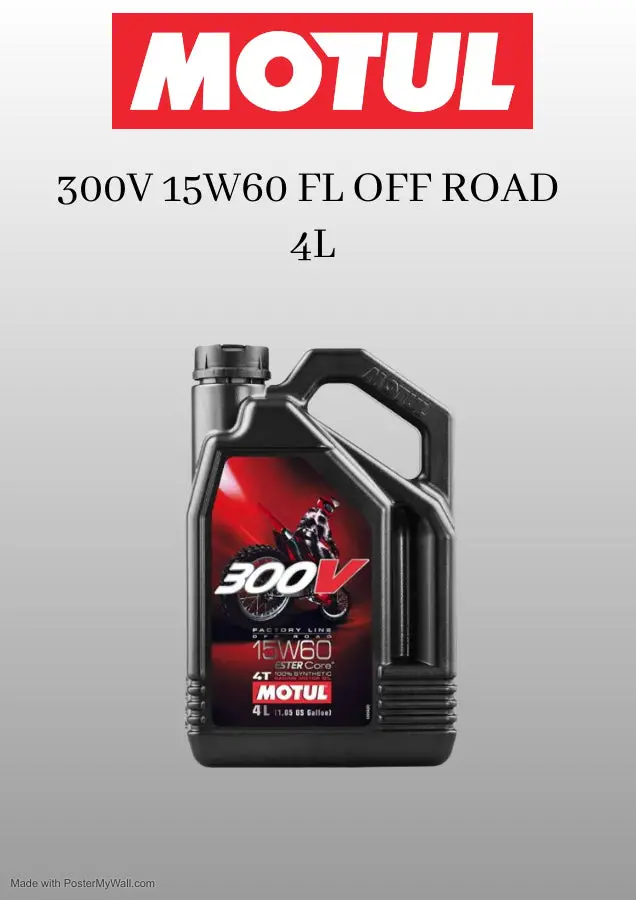 Motul 300V 15W60 Fl Off Road 4L 1
