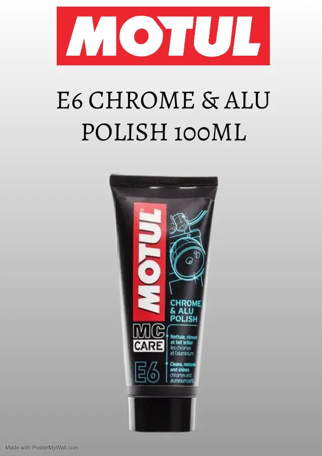 Motul E6 Chrome & Alu Polish 100Ml 1