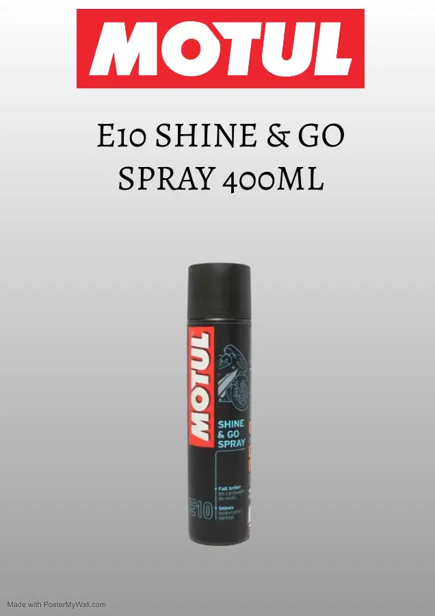 Motul E10 Shine & Go Spray 400Ml 1