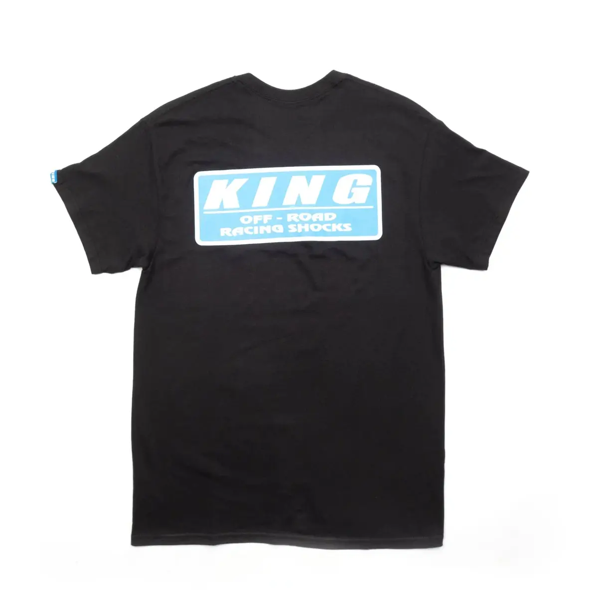 King Shocks Black Tee W/Blue Logo- Pt# App-Blt100 1