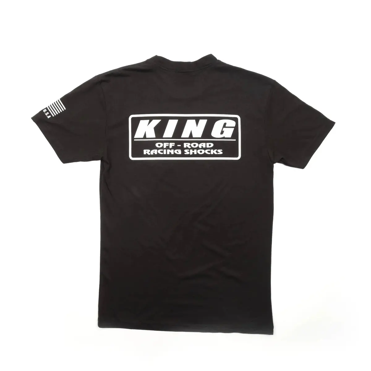 King Shocks Black Tee W/White Logo- Pt# App-Blt102 1