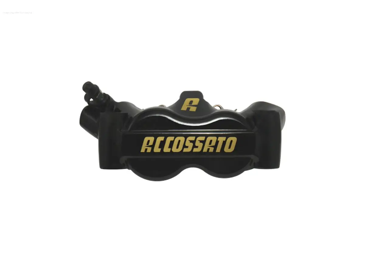 Accossato Caliper Monoblock 100Mm Gloss Black | Vespa Sprint/ Primavera/ Gts Models 50-310Cc 1