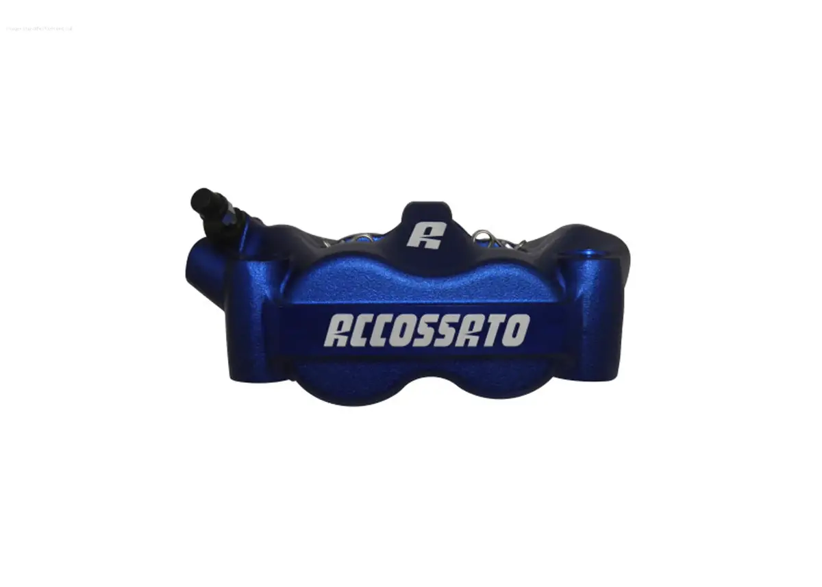 Accossato Caliper Monoblock 100Mm Blue Matte | Vespa Sprint/ Primavera/ Gts Models 50-310Cc 1