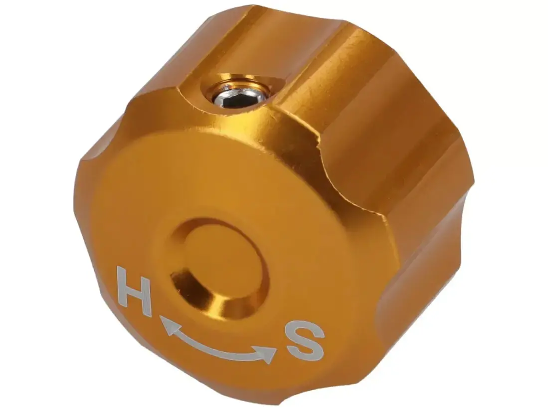 Adjustment Wheel Damping Bgm Pro-Series Gold | For Shock Absorbers Of The Bgm Pro R12, Bgm Pro Sc / R12, Bgm Pro Sc / F16 Series 1