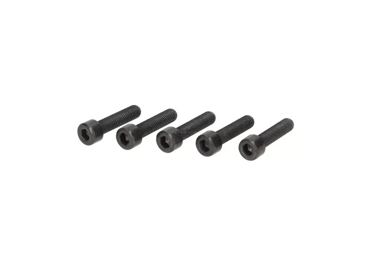Allen Screw Kit (5 Pcs) -Din 912- M8 X 40 (8.8 Stiffness) Black Coated For Wheel Rim | Vespa S/Lx/946/Sprint/ Primavera/Gt/ Gtv/Gts 125-300Cc 1
