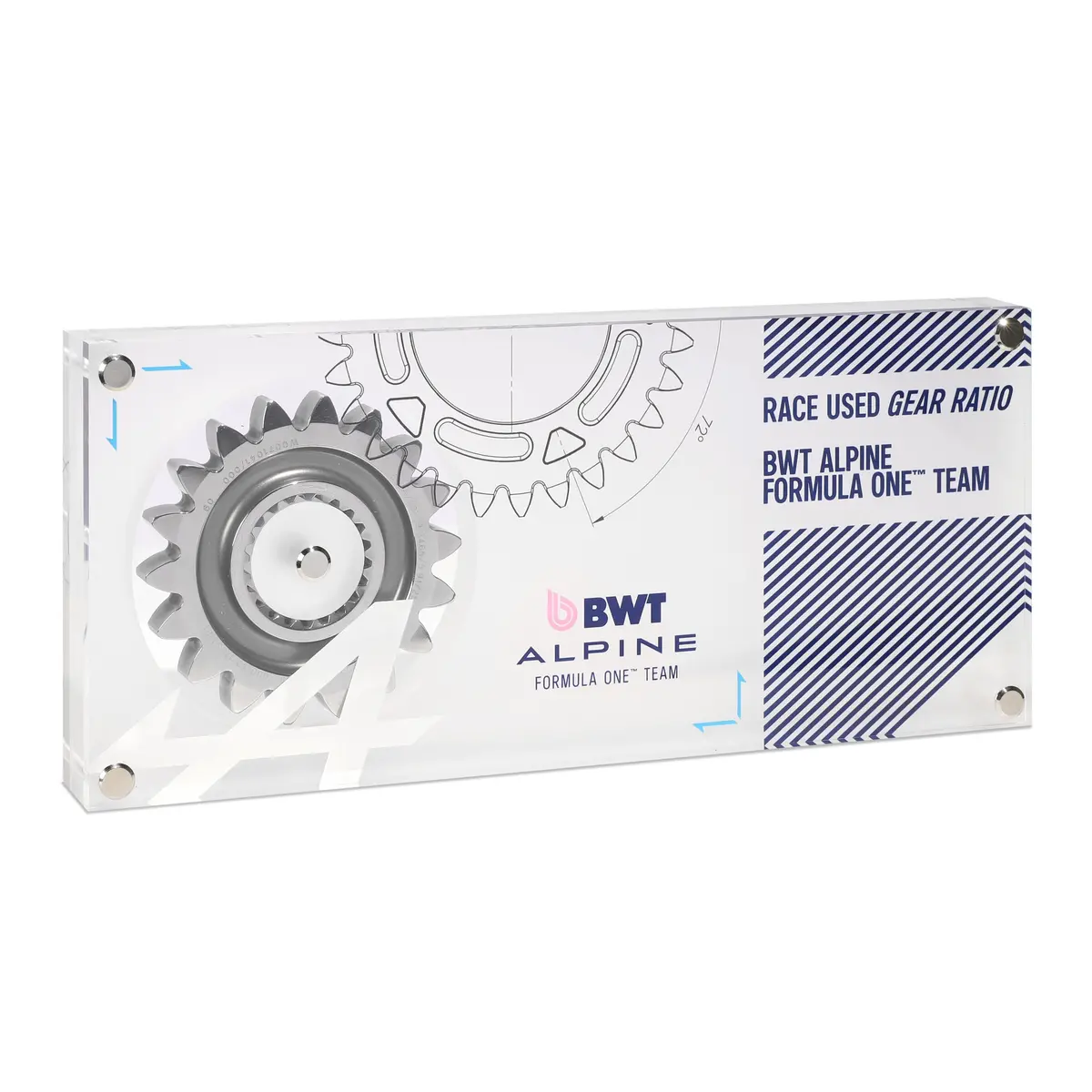 Alpine Formula 1 Team Gear Ratio In Acrylic 1