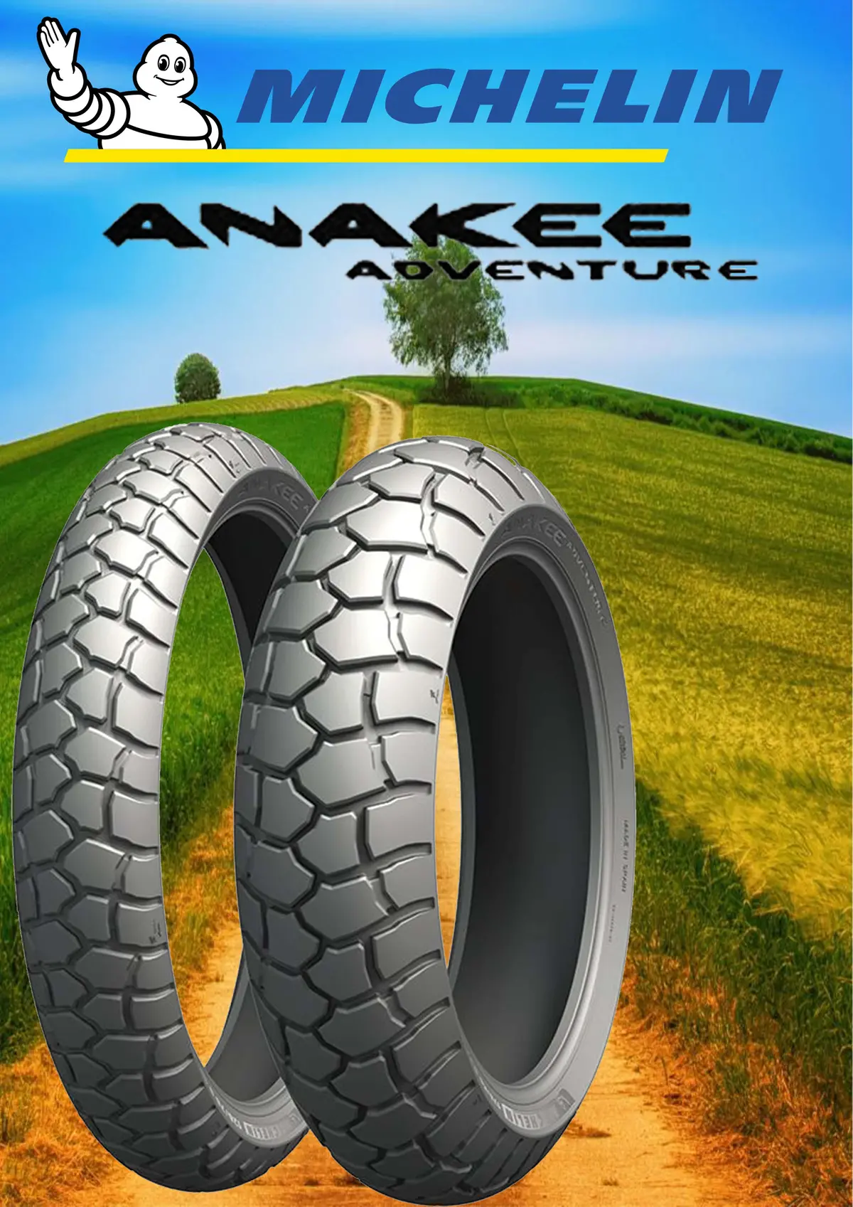 Michelin Anakee Adventure 110/80-19 & 150/70-17 Combo 1