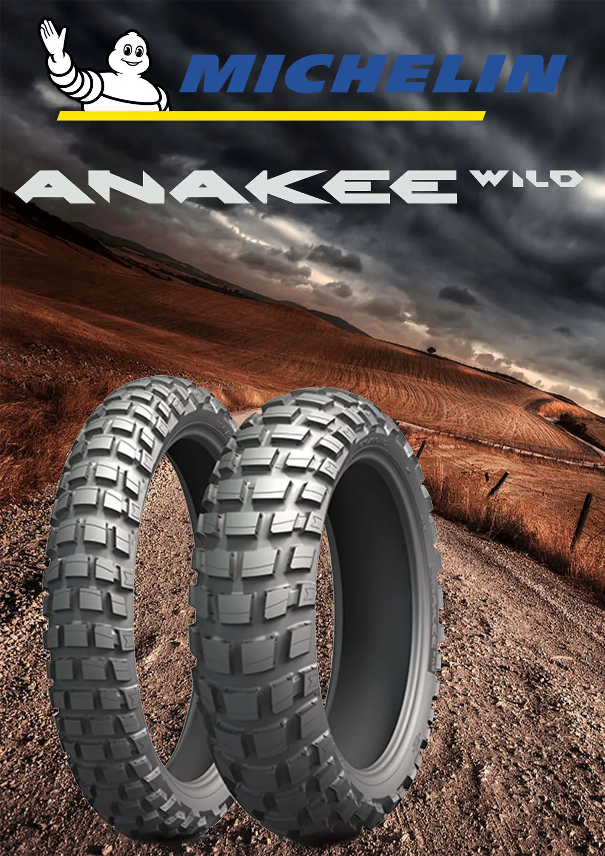 Michelin Anakee Wild 90/90-21 & 150/70-17 Combo 1