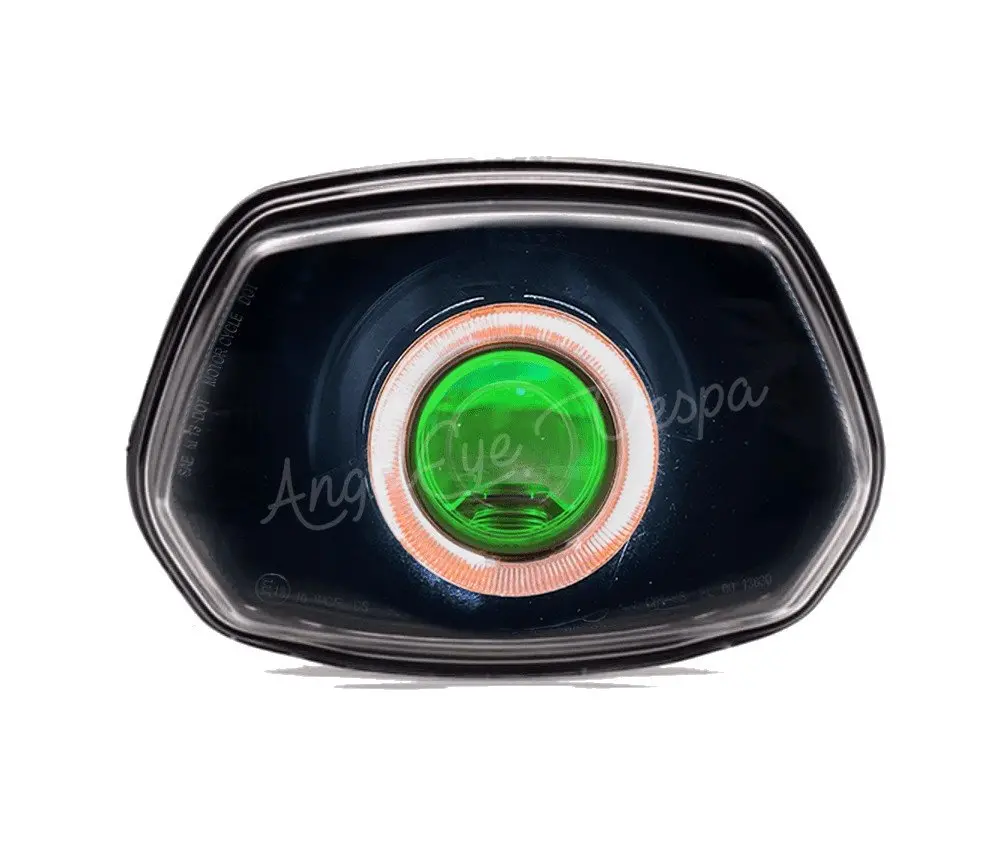 Angel Eye Yellow With Green Devil Eye (Model 1) | Vespa Sprint 1