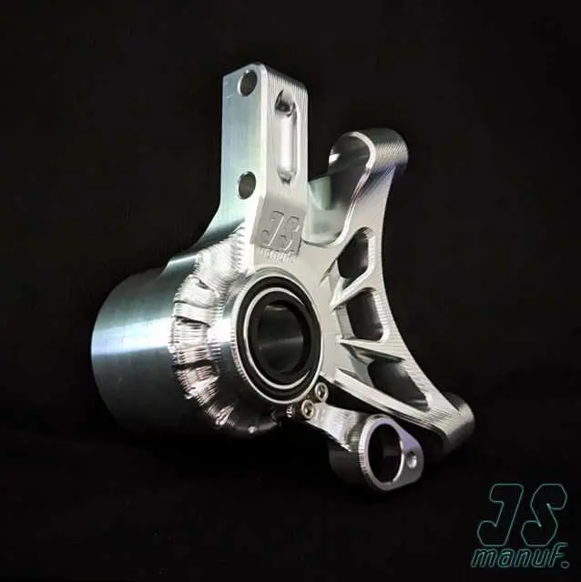 Axle Seating Js Manuf Silver 100Mm | Vespa Primavera/Sprint/Elettrica 50-150Cc ('17-) 1