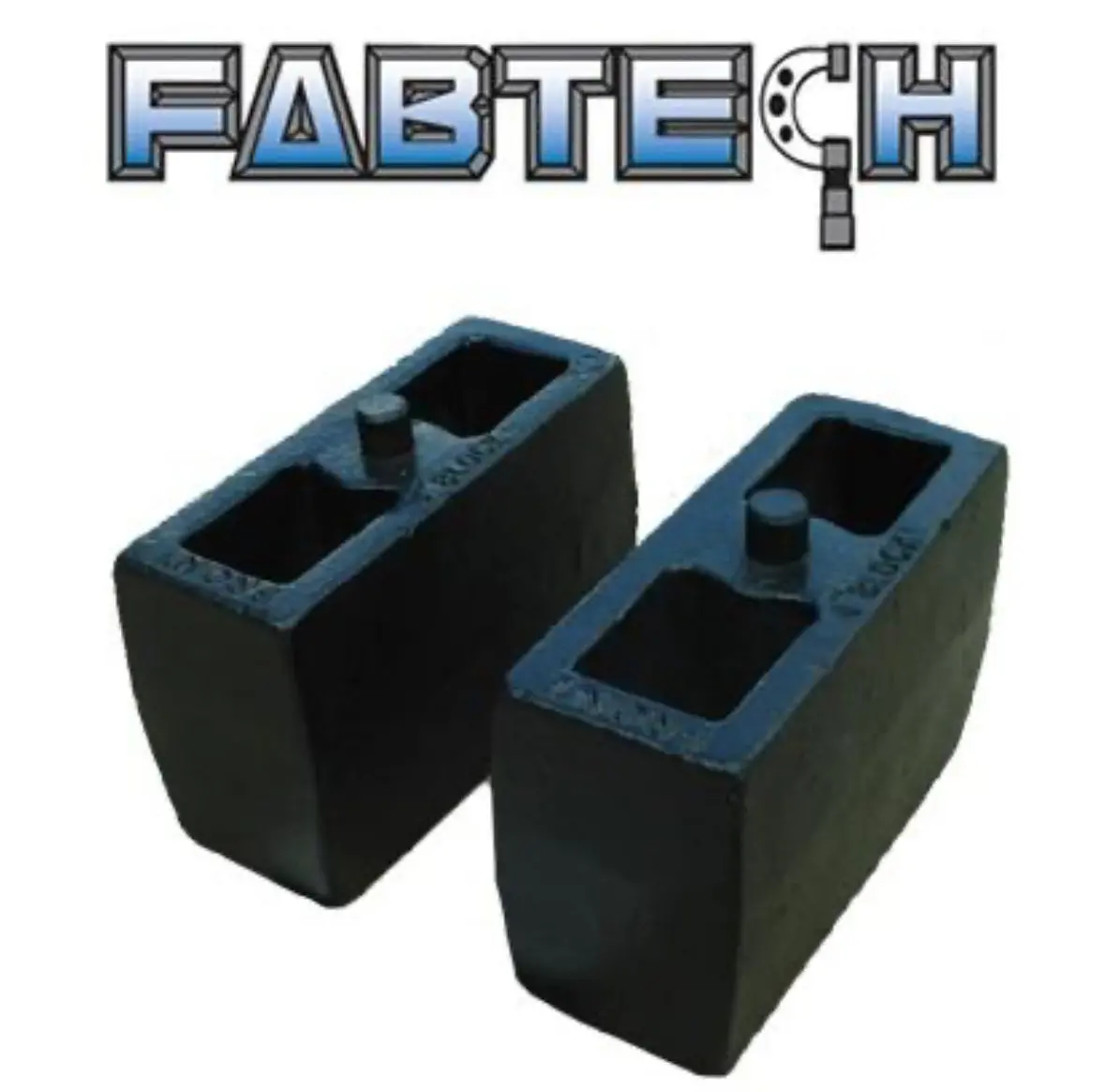 Fabtech 5" Lift Cast Iron Block And U-Bolt Set - Pt# Ftsbk5 (C4) 1