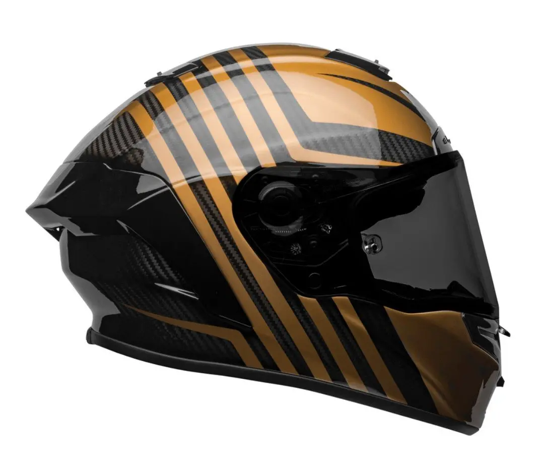 Bell Race Star Flex Dlx Helmet Mate/Gloss Black/Gold 1