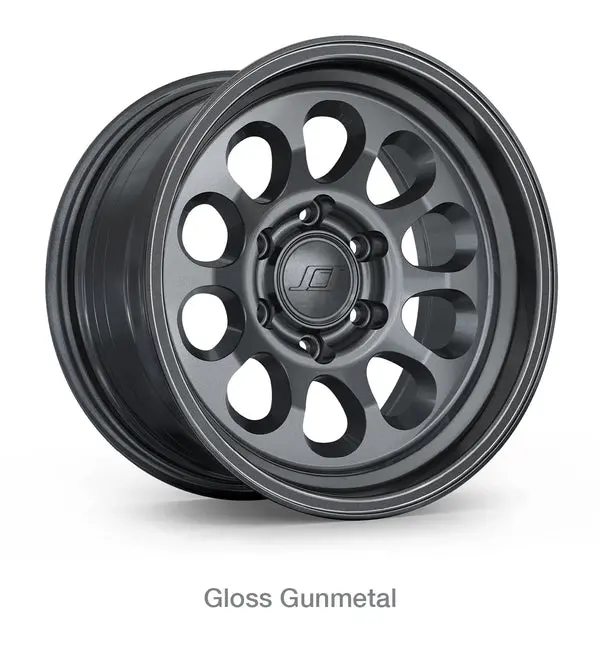 Stealth Custom Series Blaze10 17X8.5 -10 Gloss Gunmetal Set Of 4 1