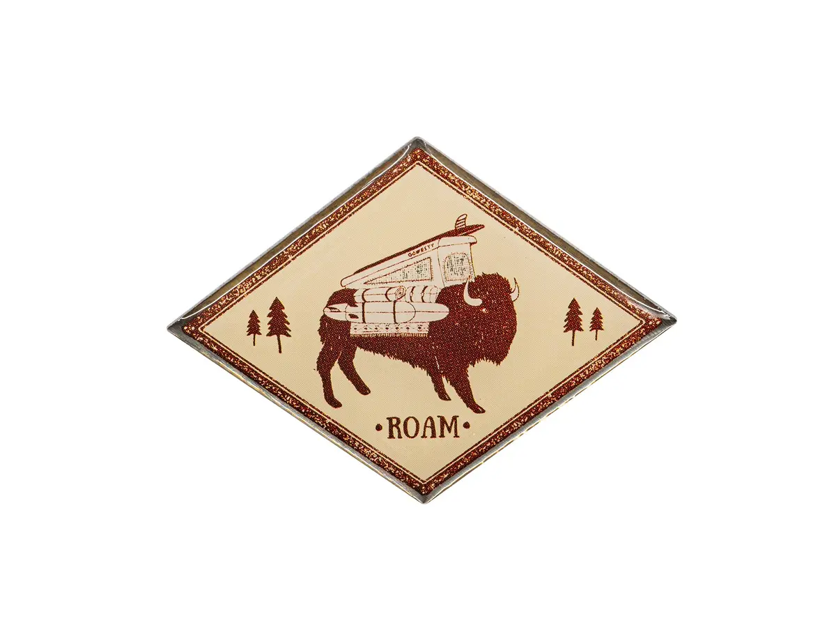 Buffalo Roam Vanimal Enamel Pin 1