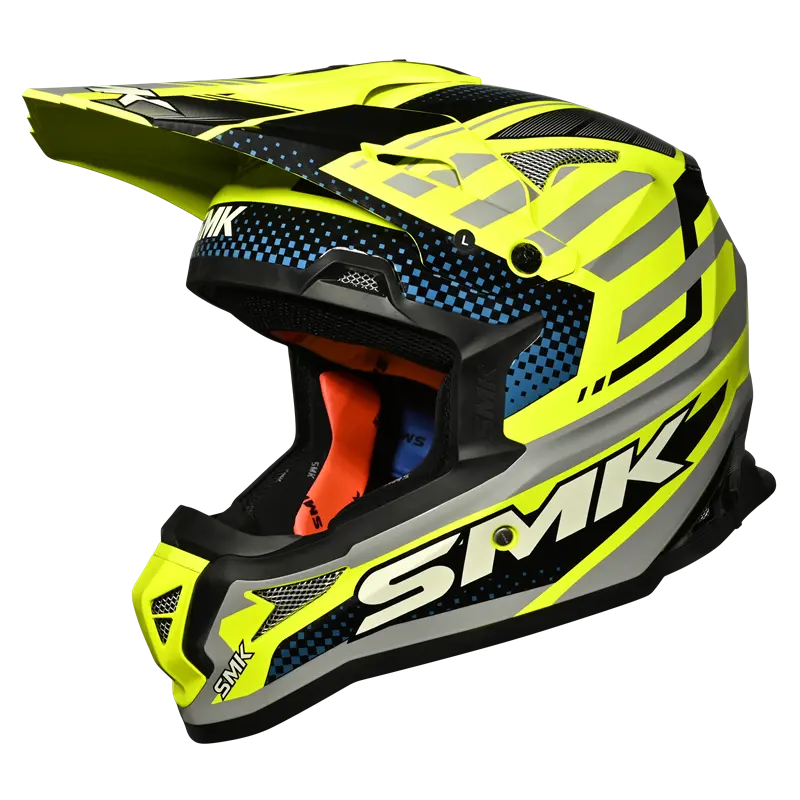 Smk Allterra Bulldozer Gl462 Off-Road / Mx Helmet | Motovile Kuwait 1