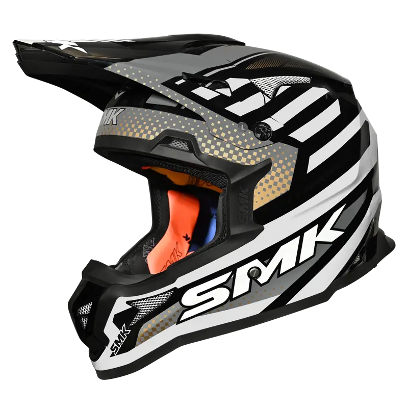 Smk Allterra Bulldozer Ma267 Off-Road / Mx Helmet | Motovile Kuwait 1