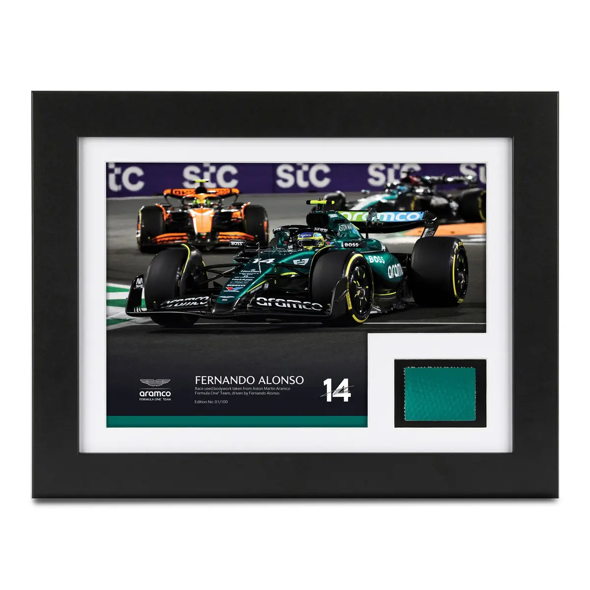Limited-Edition Fernando Alonso 2024 Bodywork & Photo – Saudi Arabia Gp 1