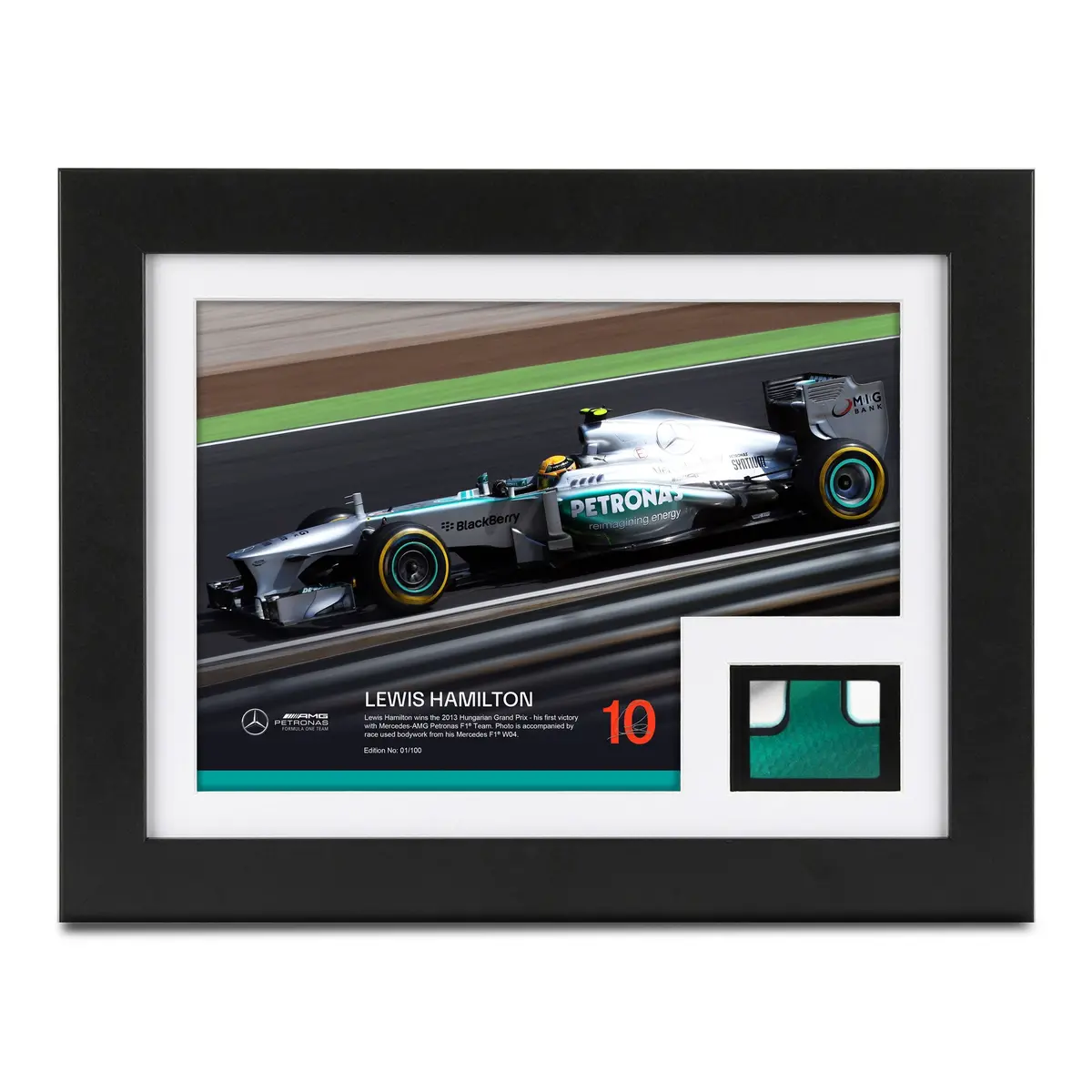 Lewis Hamilton 2013 ‘First Win’ Bodywork & Photo - Hungarian Gp 1