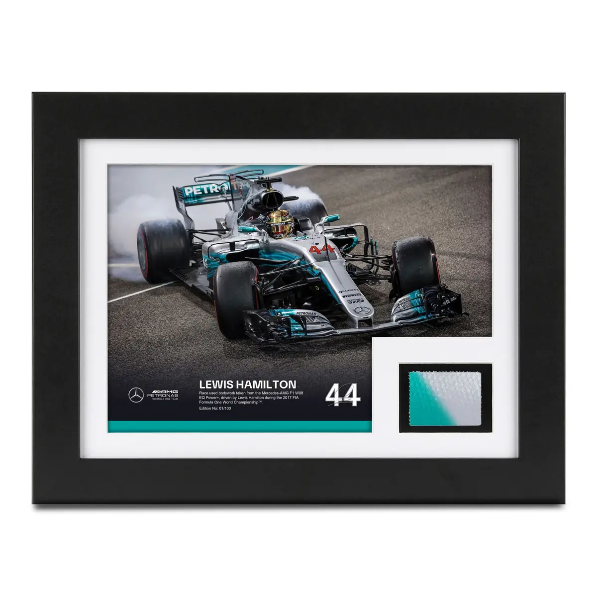 Limited Edition Lewis Hamilton 2017 Bodywork & Photo - Abu Dhabi Gp 1