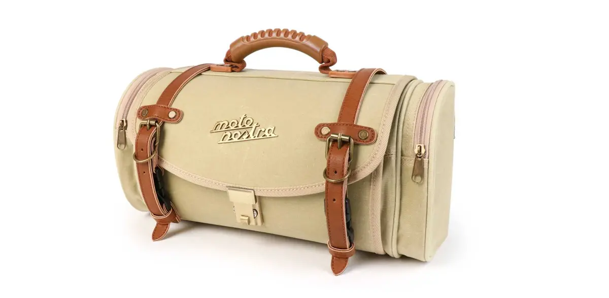Bag/ Case Small For Carrier Moto Nostra Beige | Vespa Gts/Gtv/ Lx/Lxv/ Et4/S/ Sprint/ Primavera 125-300Cc 1