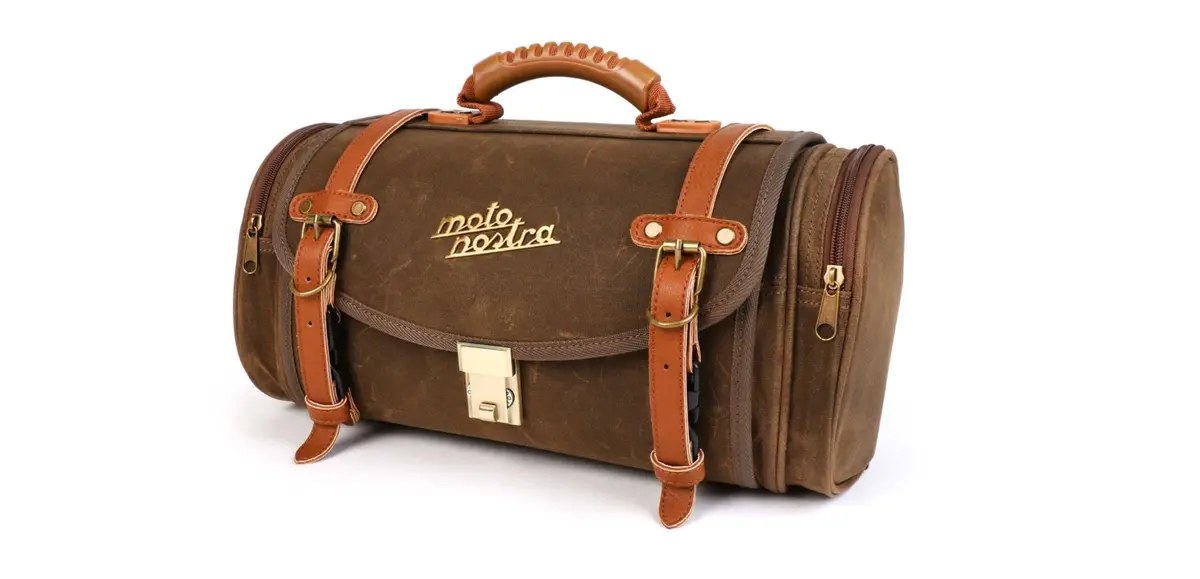Bag/ Case Small For Carrier Moto Nostra Brown | Vespa Gts/Gtv/ Lx/Lxv/ Et4/S/ Sprint/ Primavera 125-300Cc 1