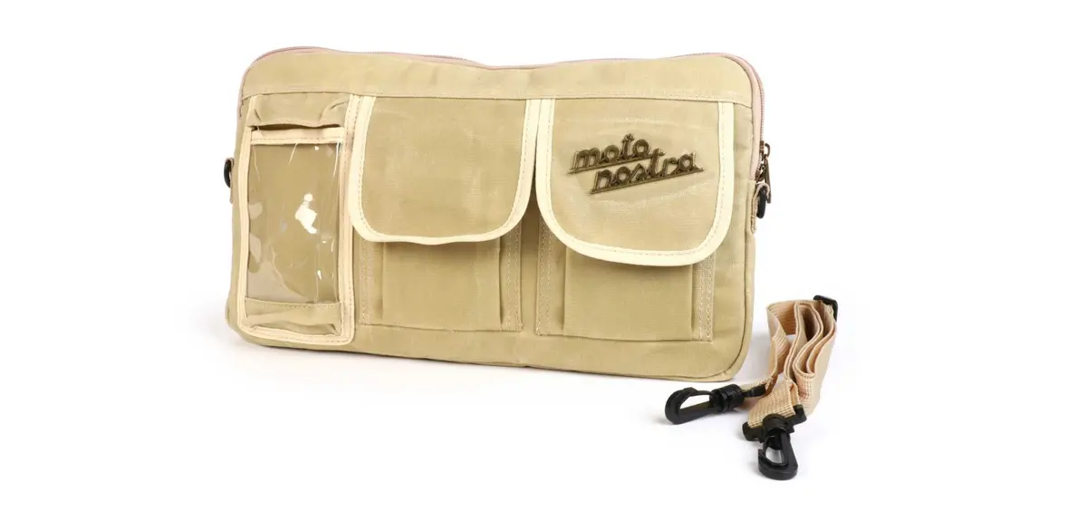 Bag For Luggage Compartment Moto Nostra Beige | Vespa 125/150/200/ P/Pk/Px/ Tx/Gts 1