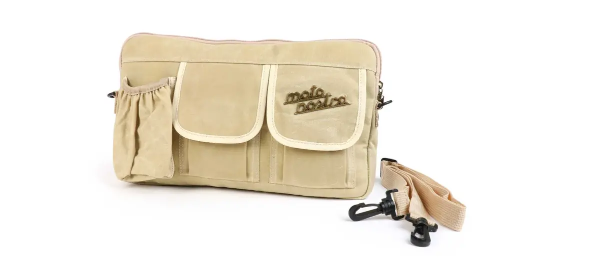 Bag For Luggage Compartment Moto Nostra Beige | Vespa 125/150/200/ Pk/Px/Tx/ Gts/P 1