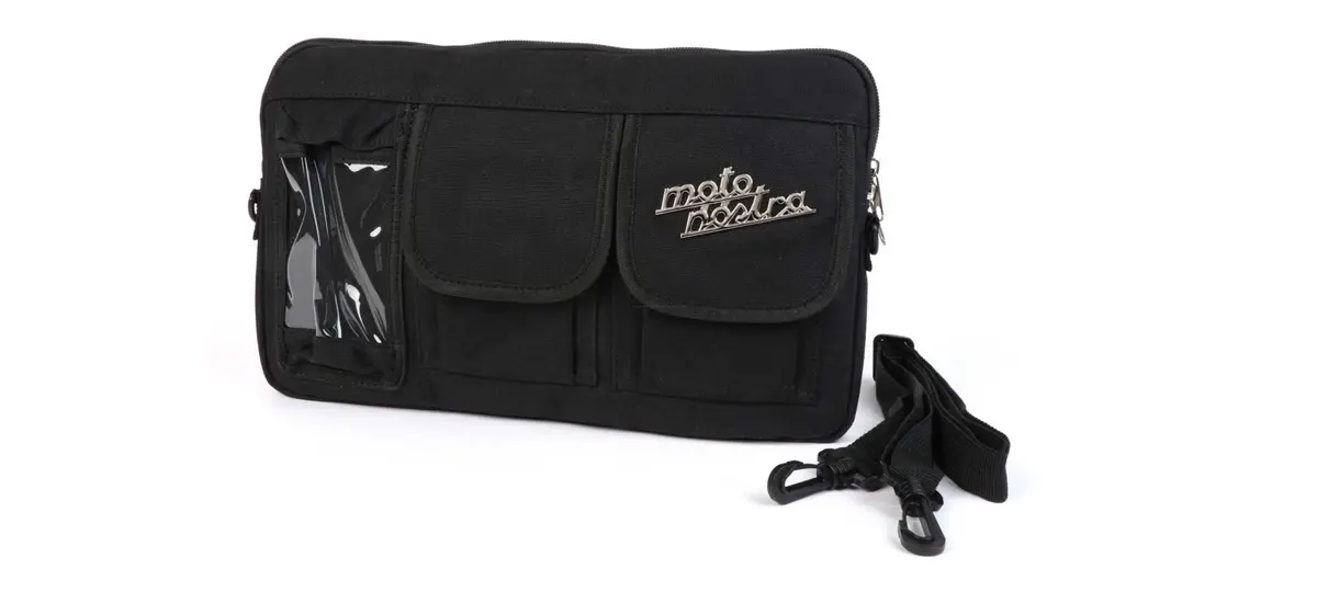 Bag For Luggage Compartment Moto Nostra Black | Vespa 125/150/200/ P/Px/Pk/ Tx/Gts 1