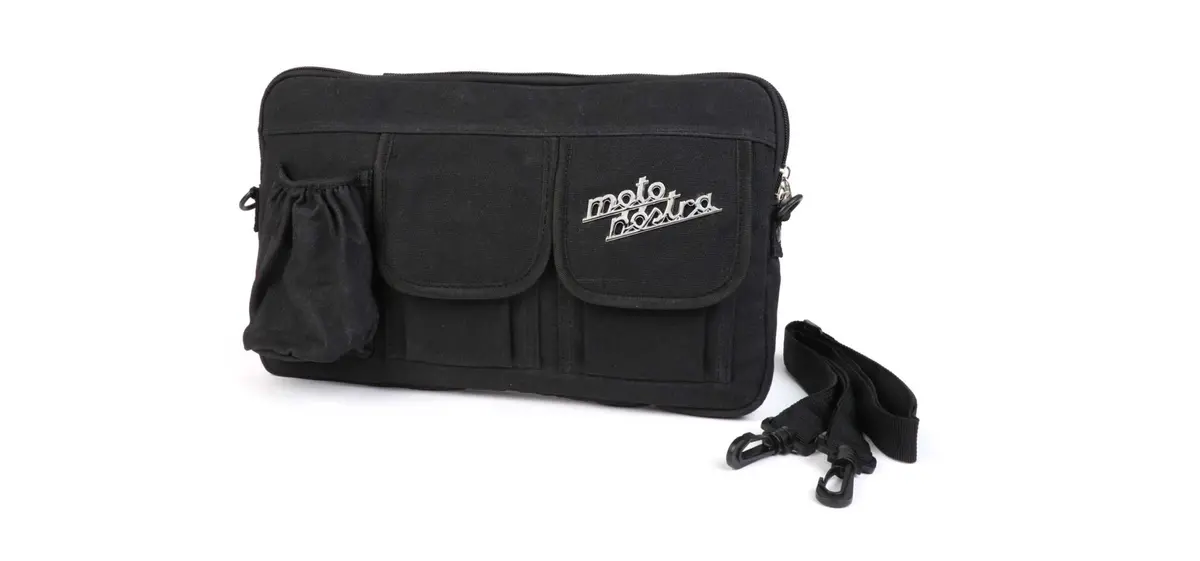 Bag For Luggage Compartment Moto Nostra Black | Vespa 125/150/200/ Pk/Px/Tx/ Gts/P 1