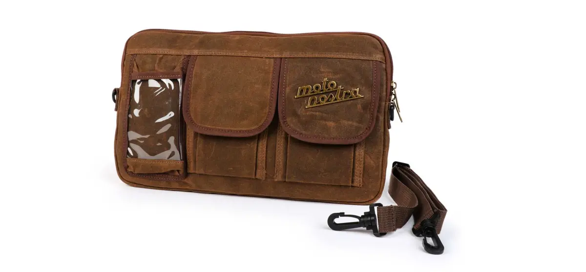 Bag For Luggage Compartment Moto Nostra Brown | Vespa 125/150/200/ P/Px/Pk/ Tx/Gts 1